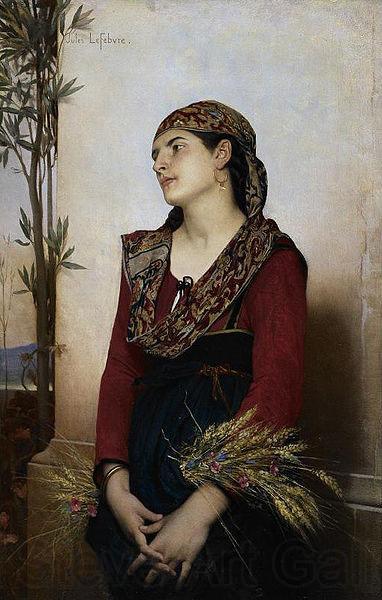 Jules Joseph Lefebvre Mediterranean Beauty